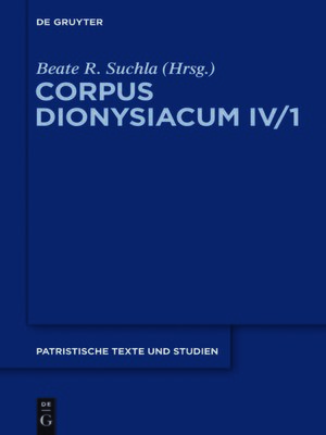 cover image of Ioannis Scythopolitani prologus et scholia in Dionysii Areopagitae librum 'De divinis nominibus' cum additamentis interpretum aliorum